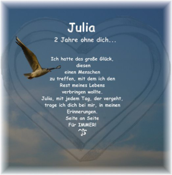 Traueranzeige von Julia Vogel von WLZ